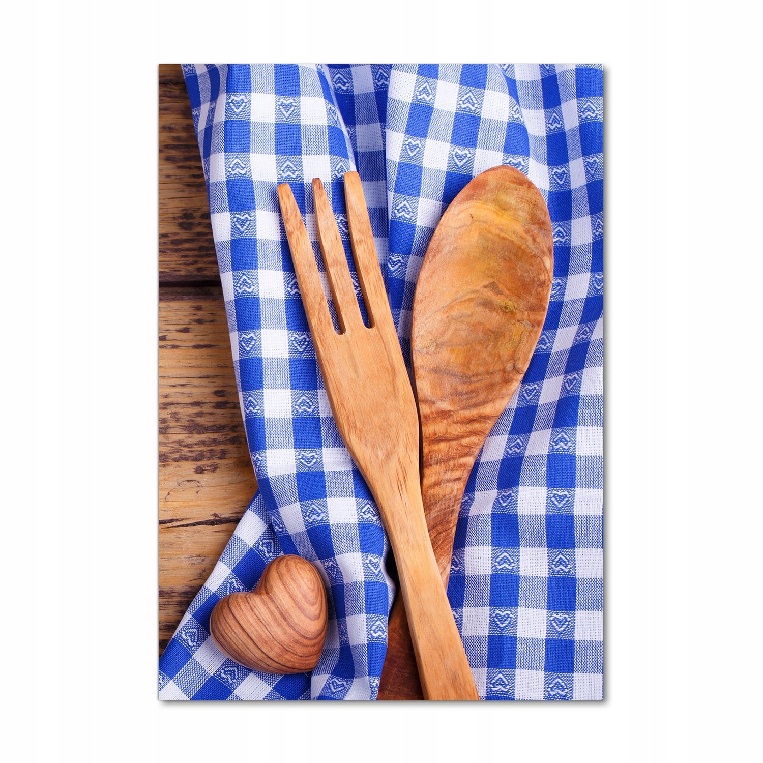 

Foto obraz na szkle Drewniane sztućce 70x100 cm