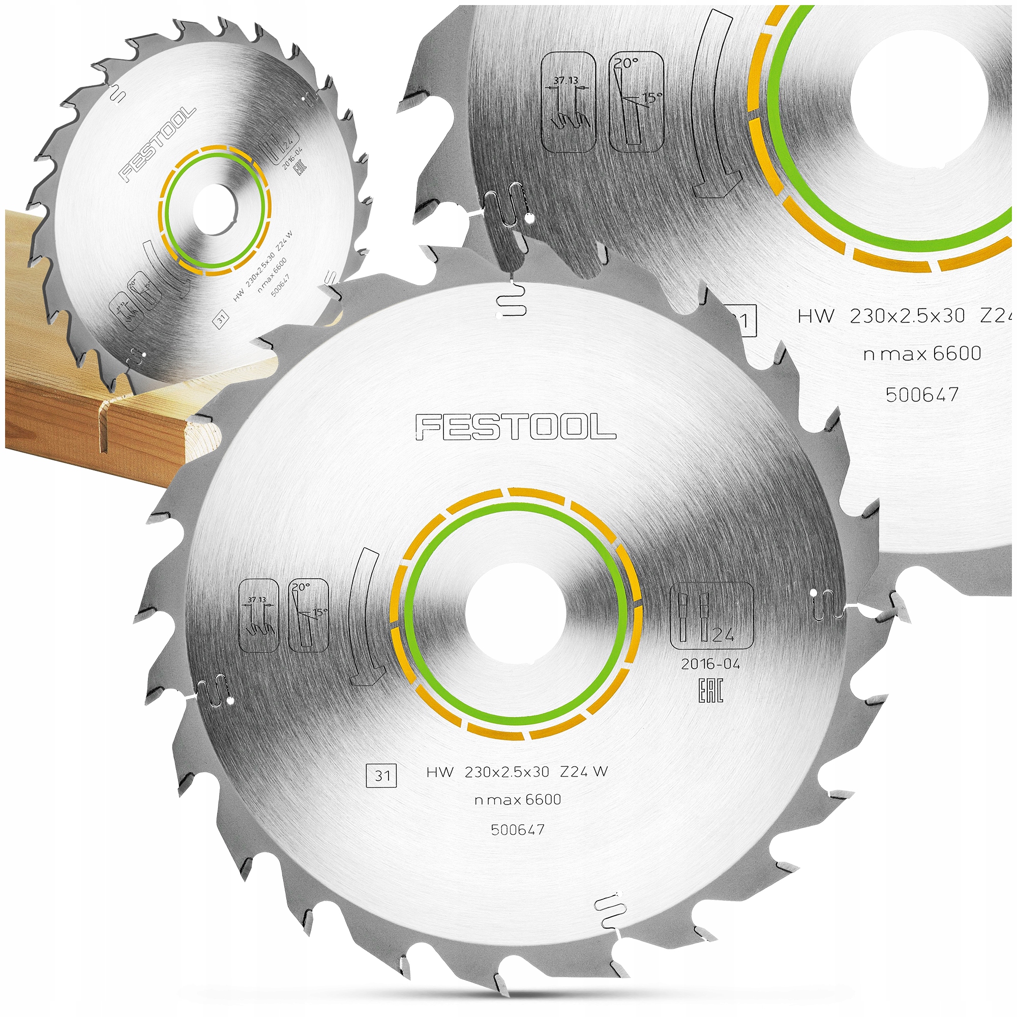 Řezací Kotouč Festool Wood Standard Hw 230x2,5x30 W24 Pro Masivní Dřevo