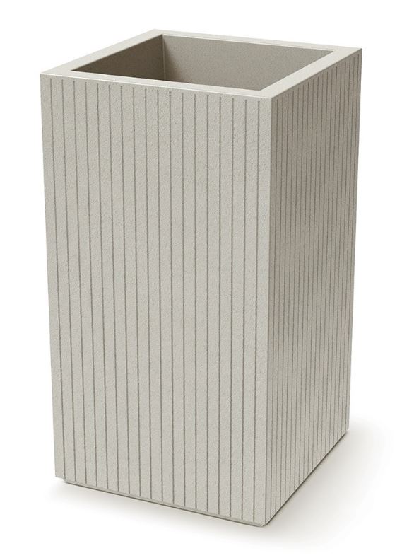 Kvetináč sand Coro Square High TCS40H-101GR