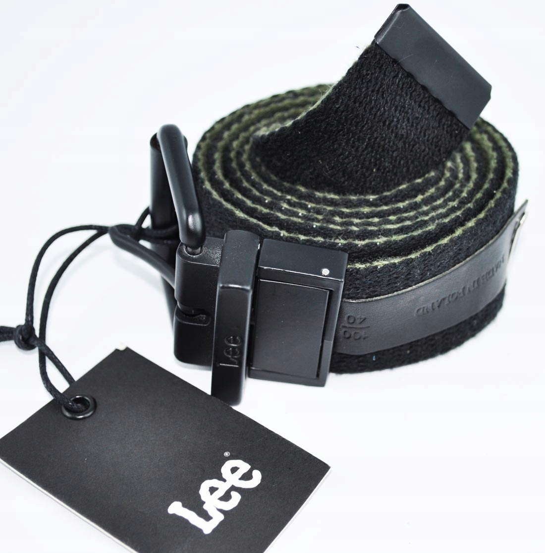 

Lee pasek two-sided Reversible Canvas Belt _ 95