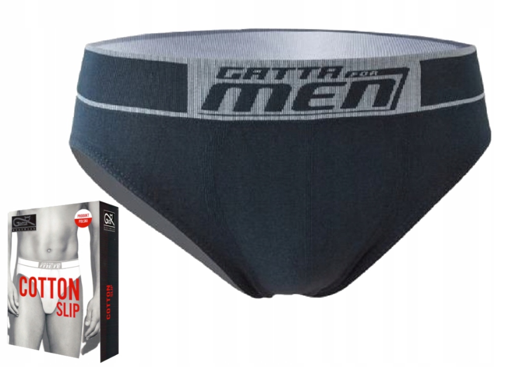 

Bawełniane Slipy Gatta Slip Cotton |grafit| S