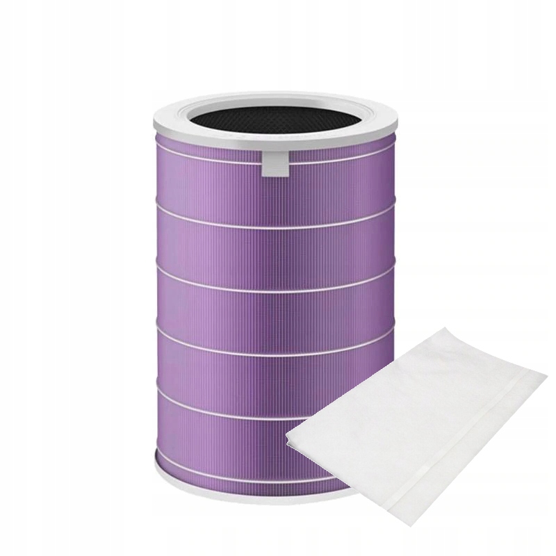Filtr Do Xiaomi MI Air Purifier 2 2S 3 3H 3C Pro Fioletowy Bawełna Rfid