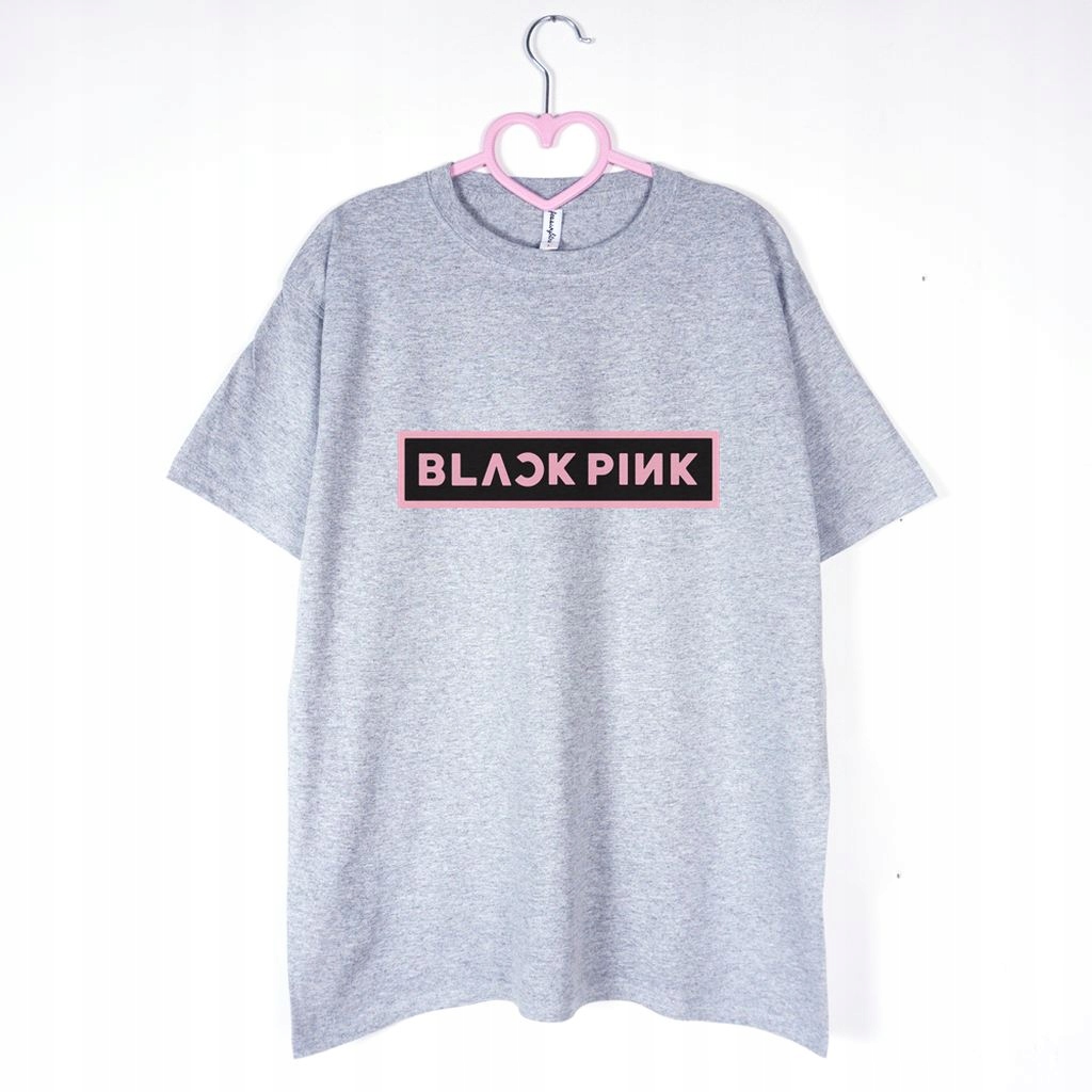 

T-shirt Blackpink k-pop szara koszulka 134 140