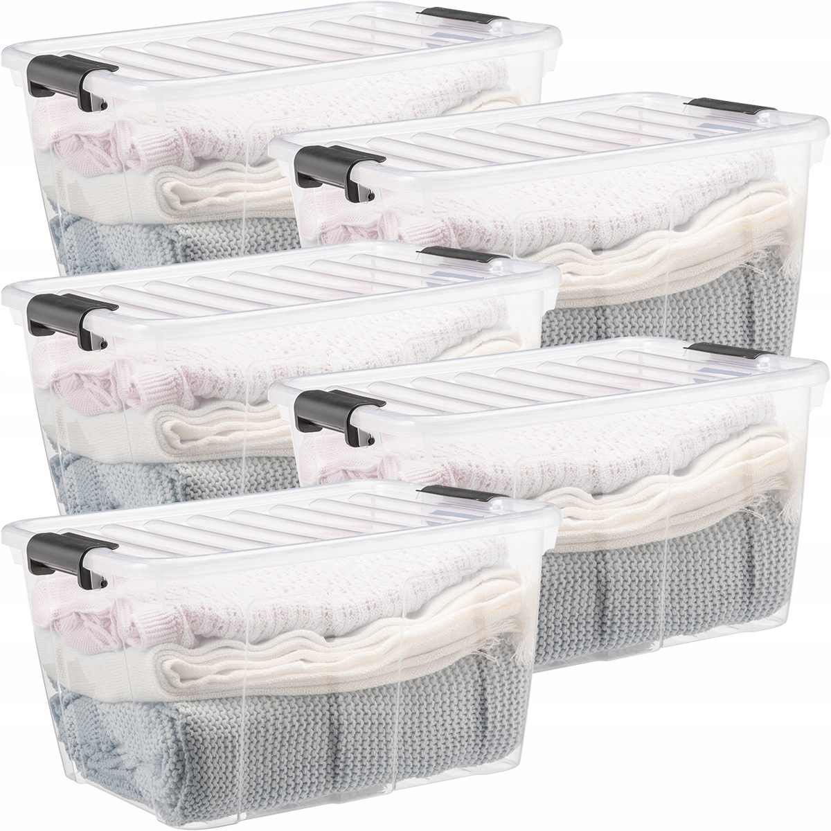 

Pojemnik Pudło Skrzynia Multi Box Solidny 30L 5szt