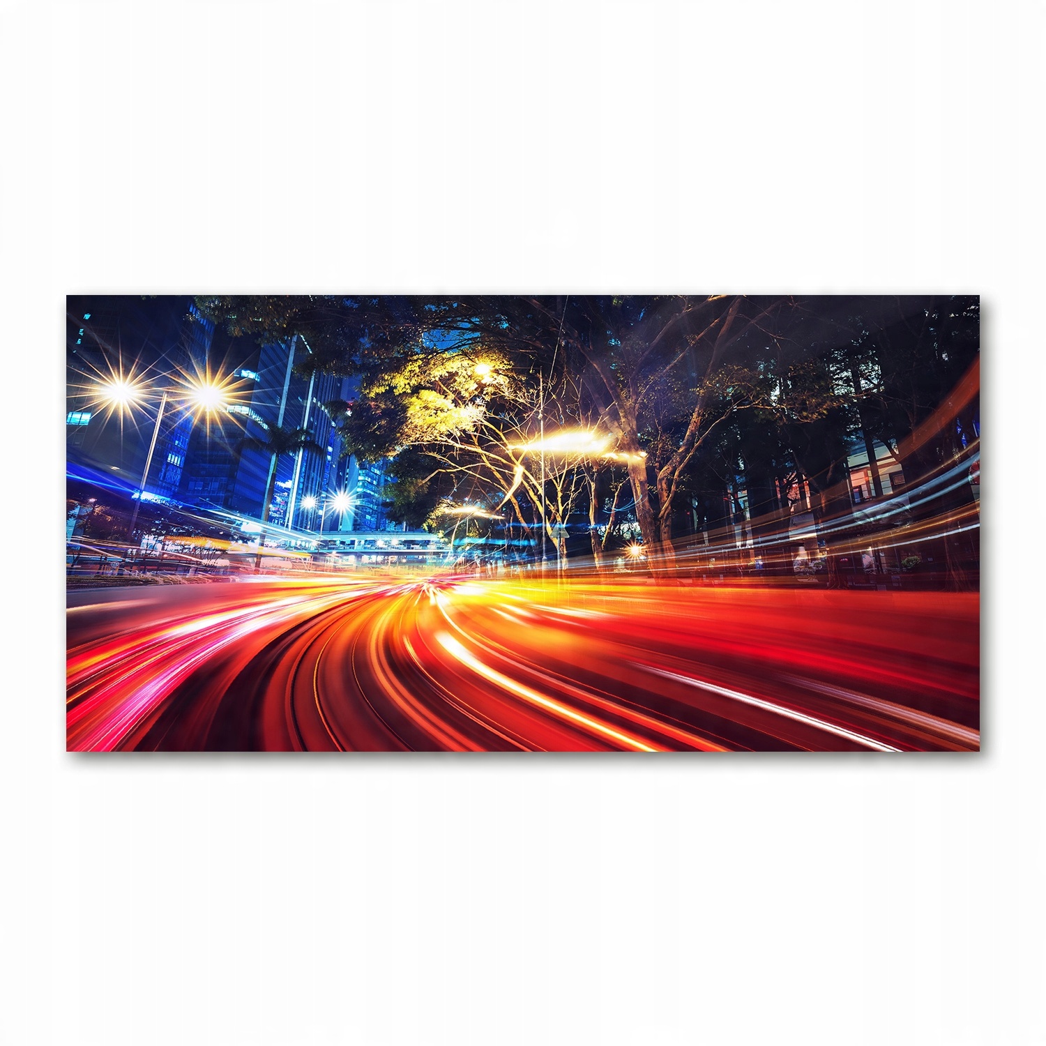 

Foto obraz szkło akryl Prędkość w mieście 120X60cm