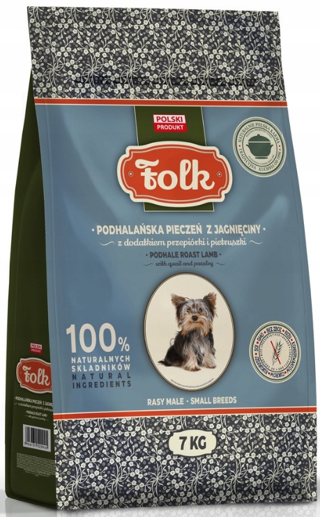 Karma sucha dla psa Folk Mini Podhalańska pieczeń z jagnięciny 7kg