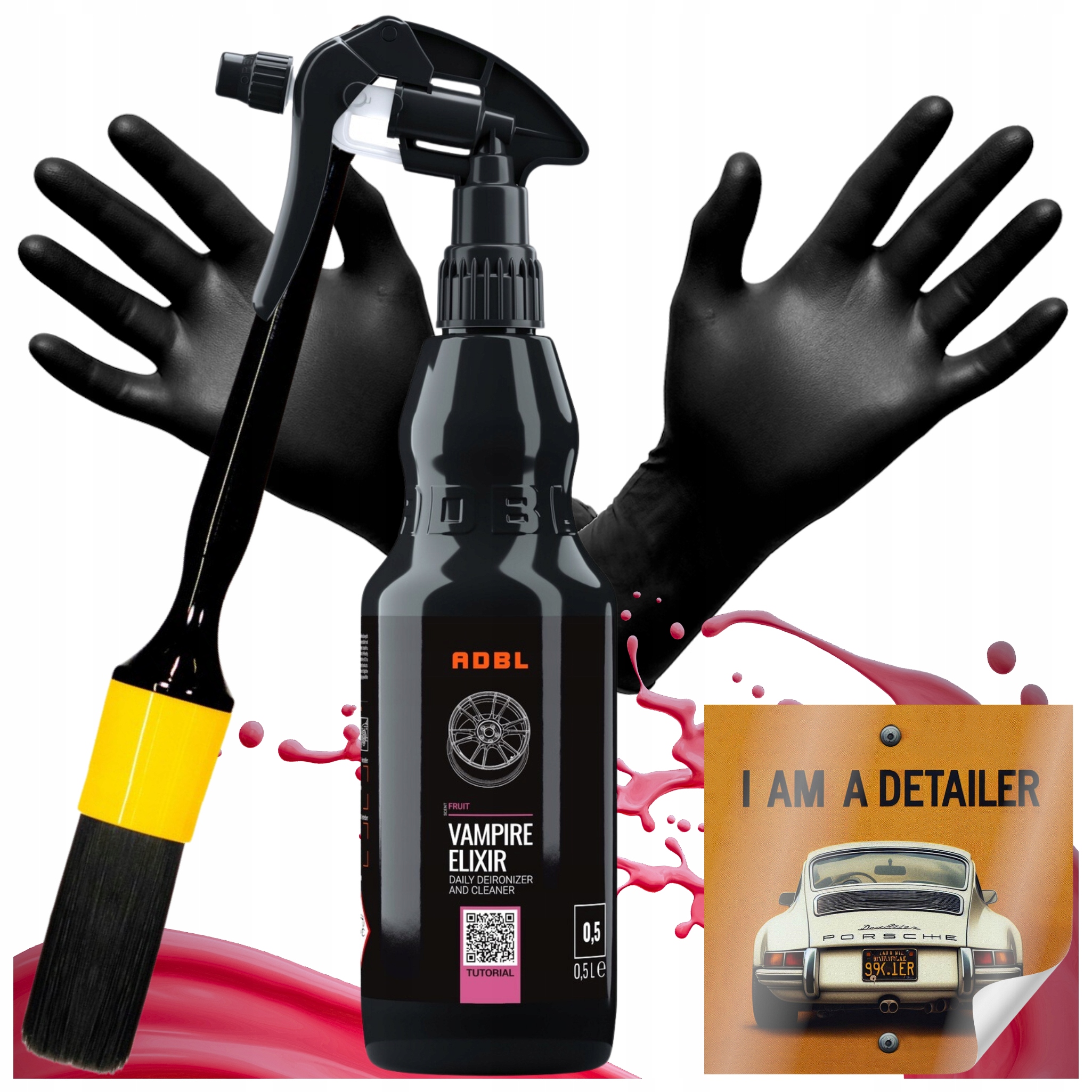 Adbl Vampire Elixir 0,5L Płyn Do Czyszczenia Mycia Felg Krwawiąca Czerwona