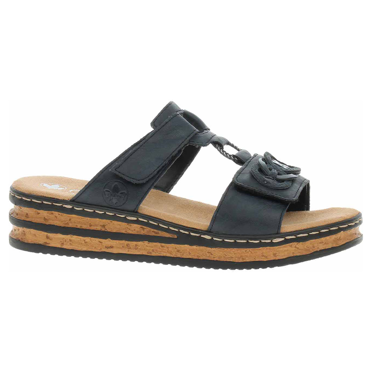 Dámské pantofle Rieker 62936-14 blau 39