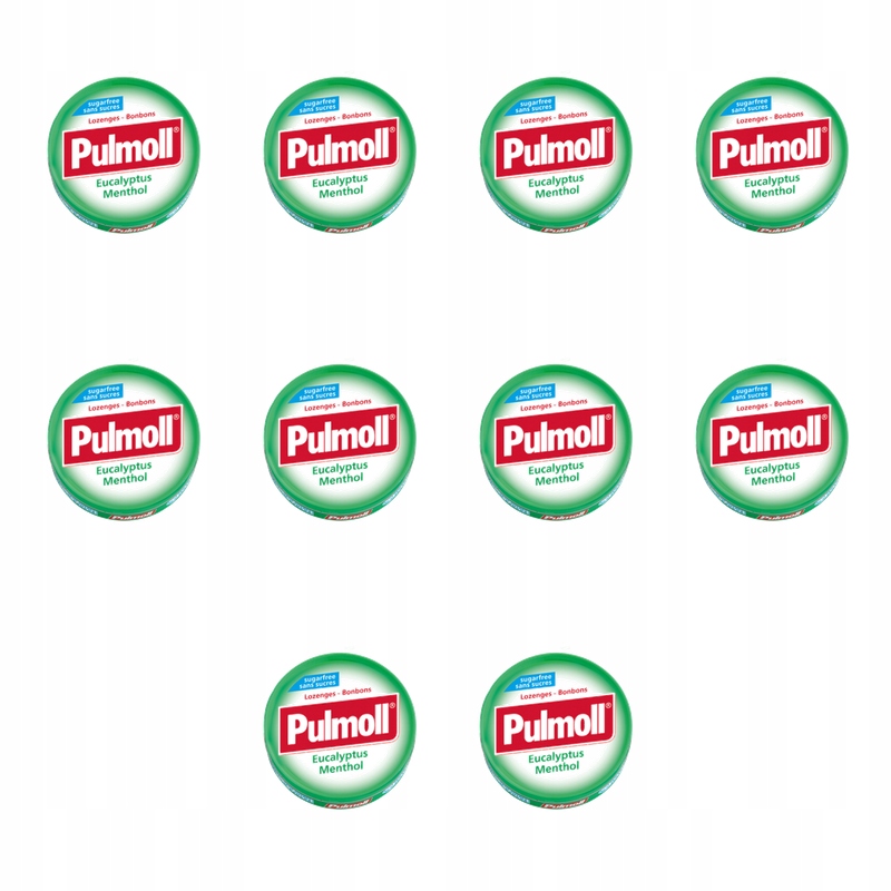 Pulmoll Eucalyptus Menthol 45g X10