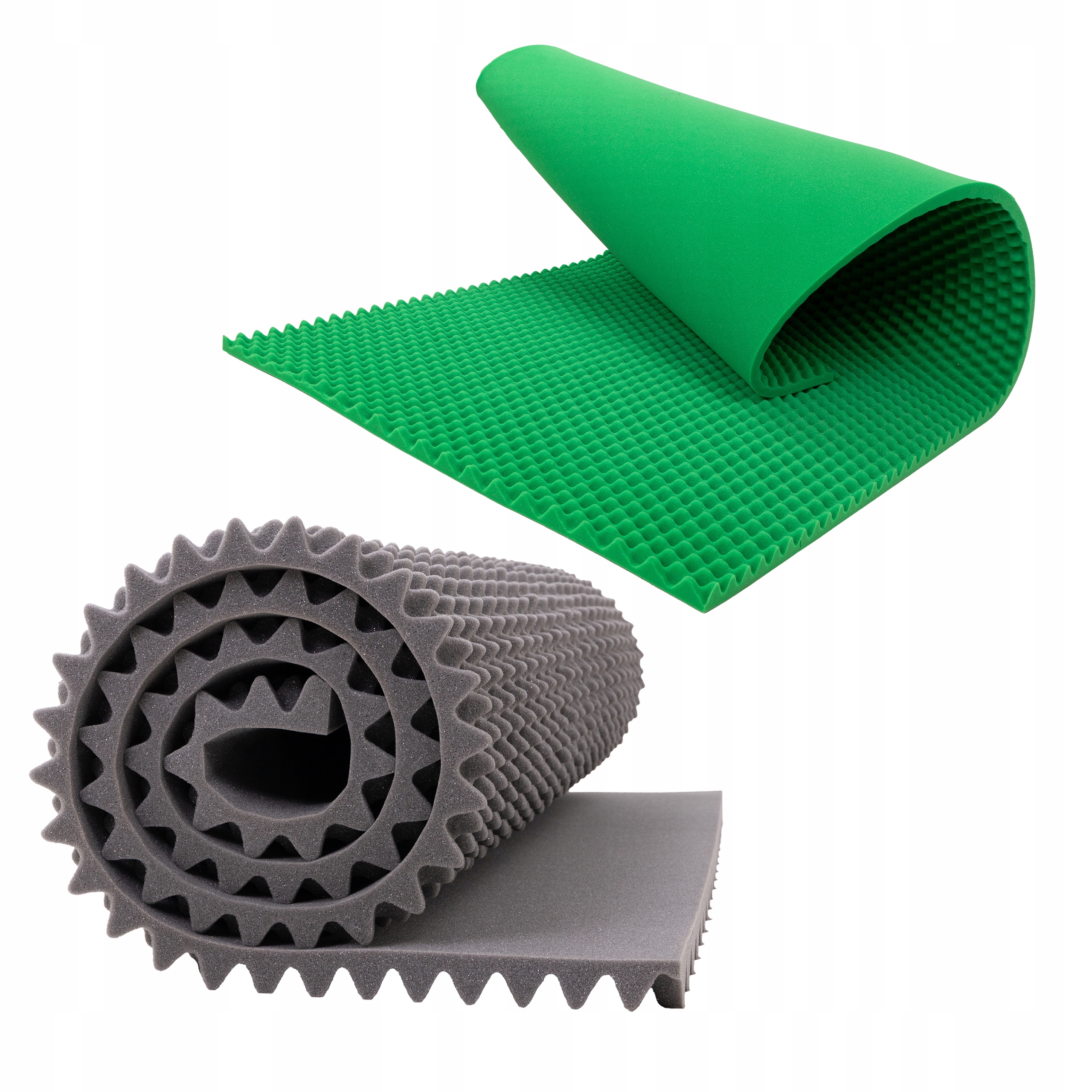 Akustická Stěnová Vlna Panely 4 m² dva listy s vroubkovanými absorbéry zvuku