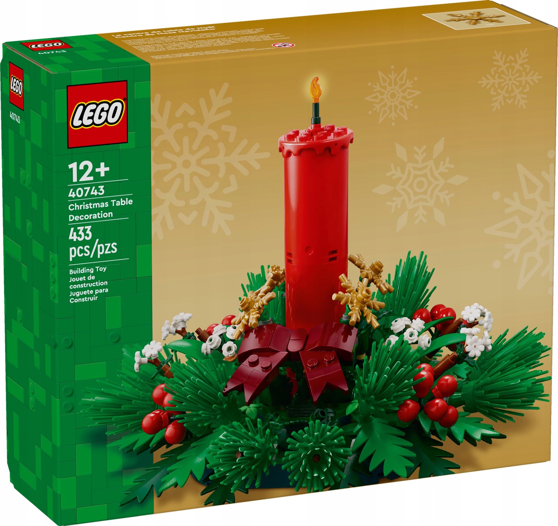 stavebnice Lego 40743 Sváteční – Vánoční dekorace na stůl