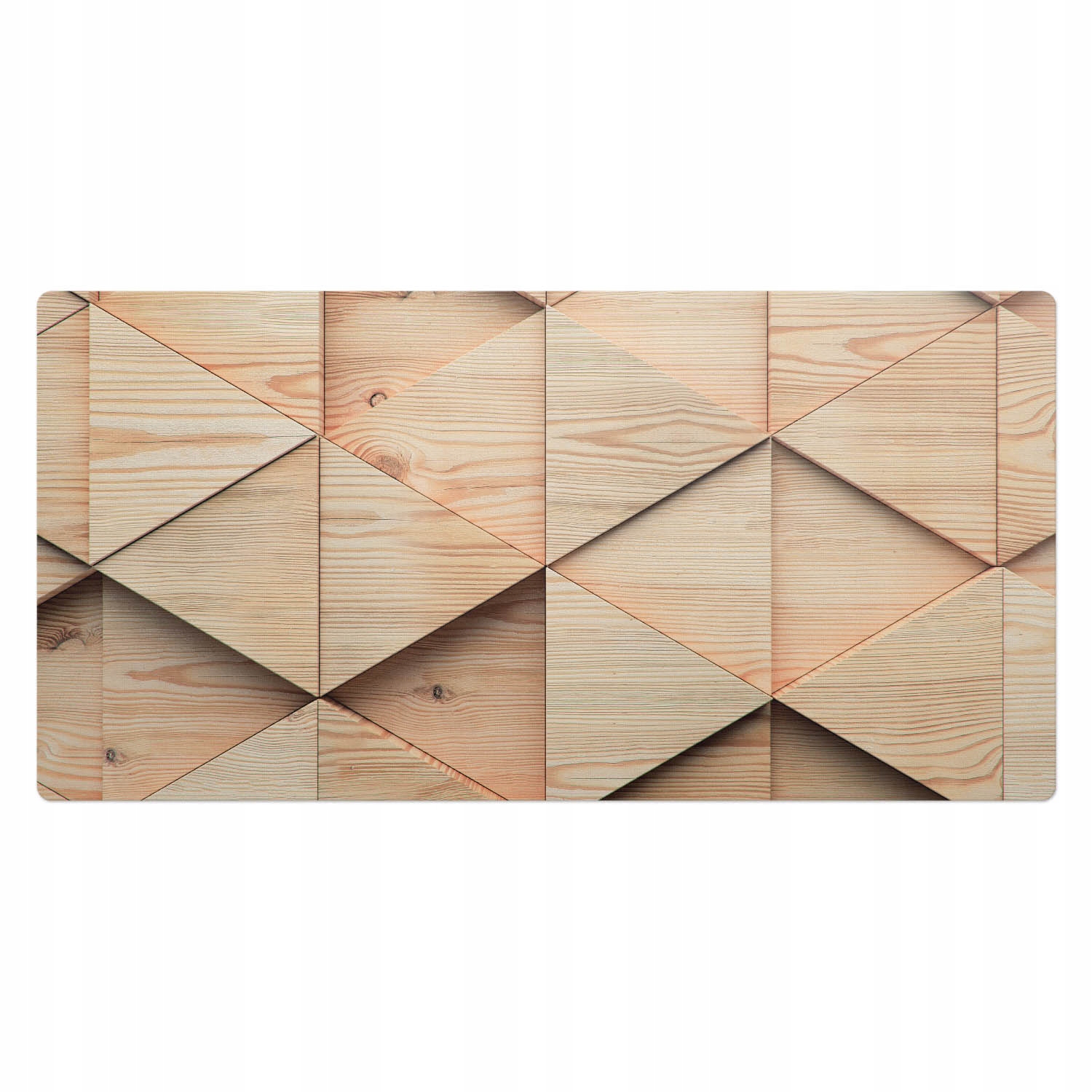 Protiskluzová podložka na psací stůl Trojrozměrný geometrický motiv 100 x 50 cm
