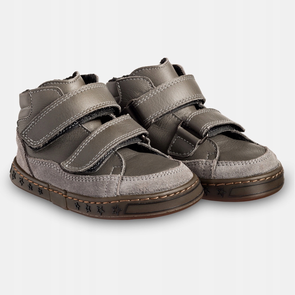 Buty przejściowe, zimowe, ocieplane barefoot Magical Olaf Gray 21