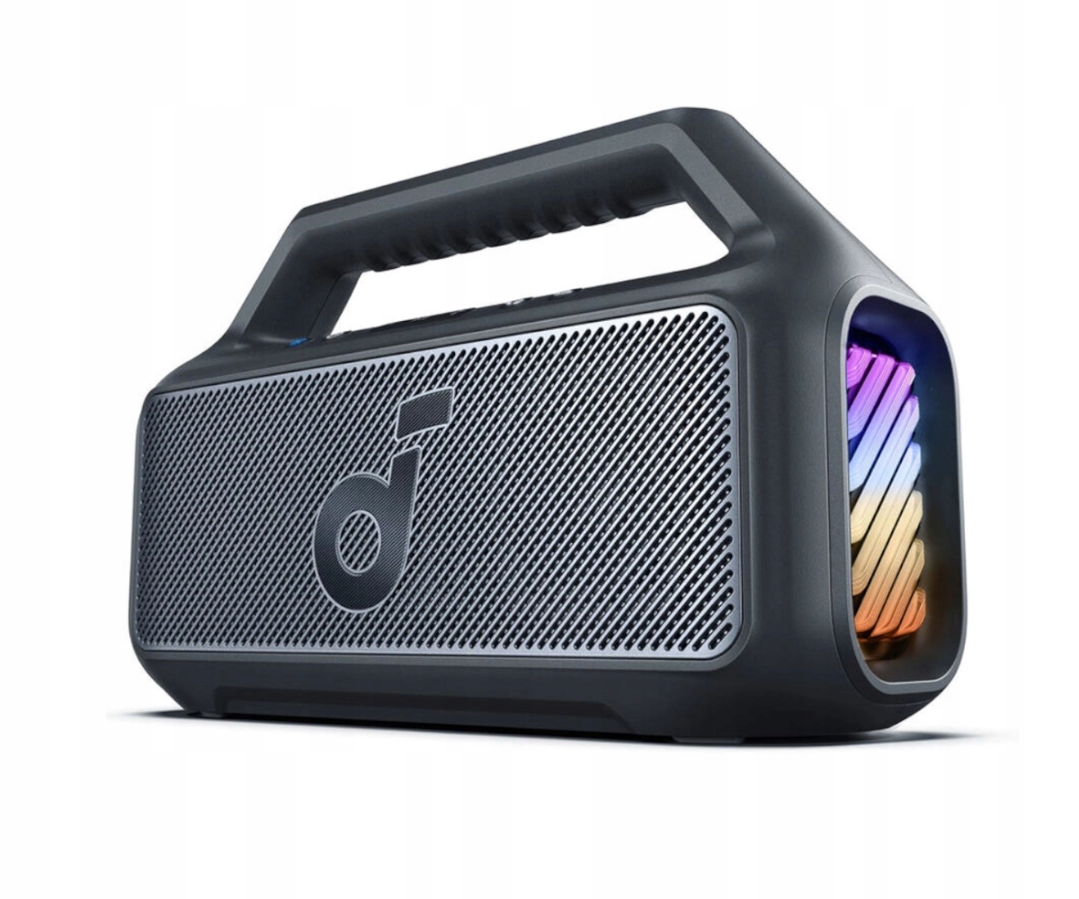 Soundcore przenośny bezprzewodowy głośnik Boom 2 Bluetooth 5.3 IPX7 80W Czarny