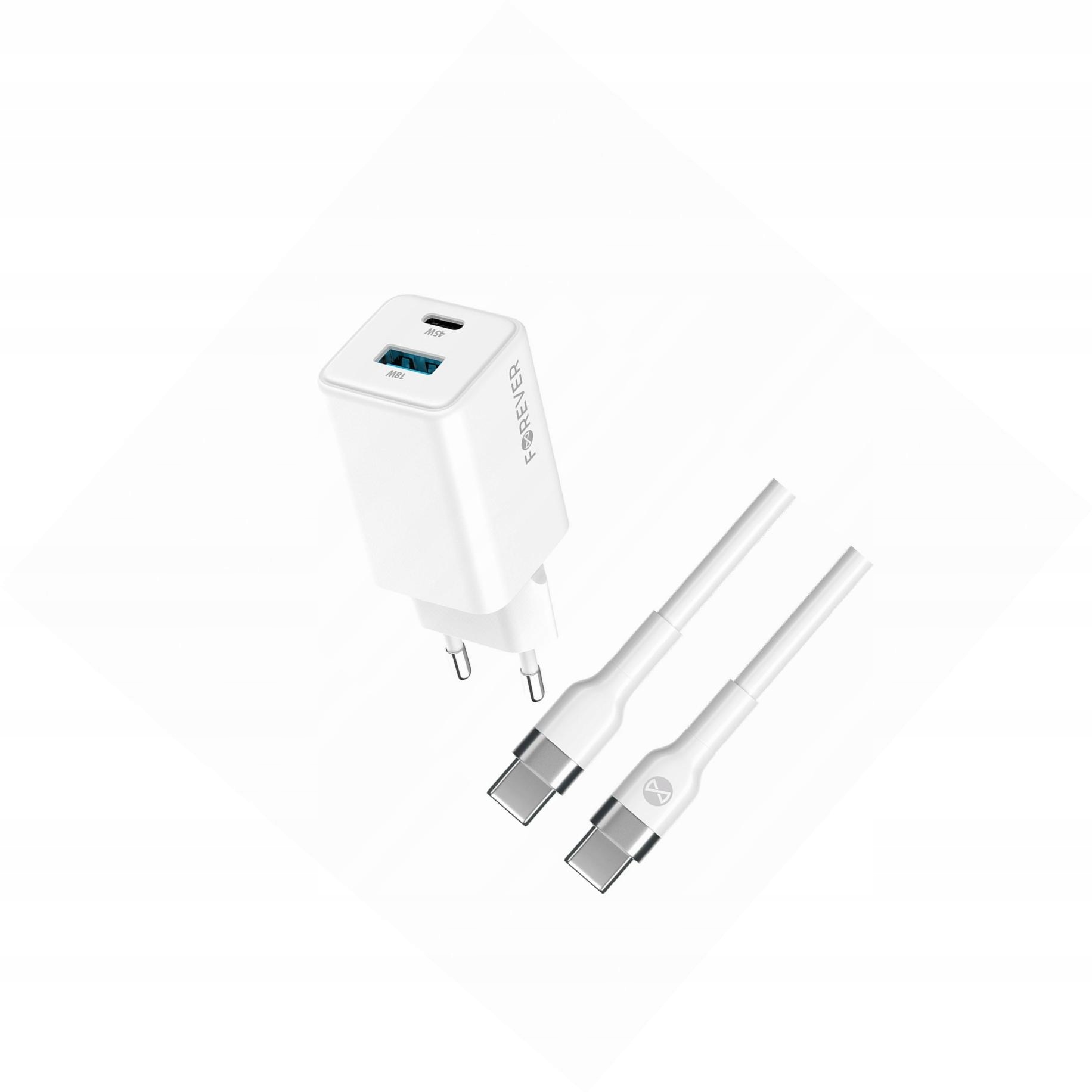 Szybka ładowarka GaN 45W Usb-c z kablem do Samsung Xcover Pro