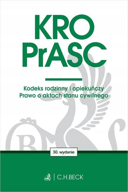 KRO. PRASC. KODEKS RODZINNY I OPIEKUŃCZY....