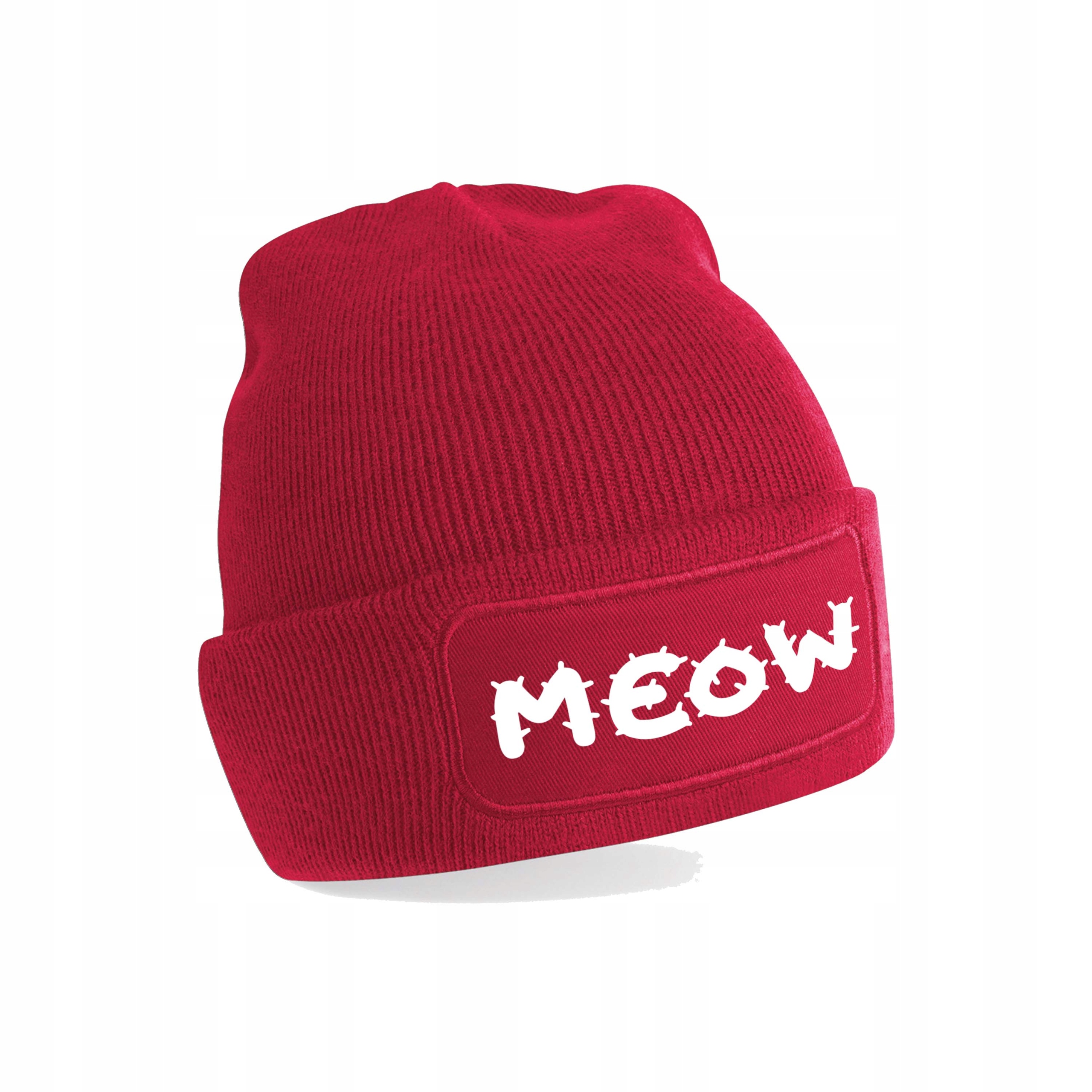

Czapka Bawełniana Zimowa Beanie Kot Meow