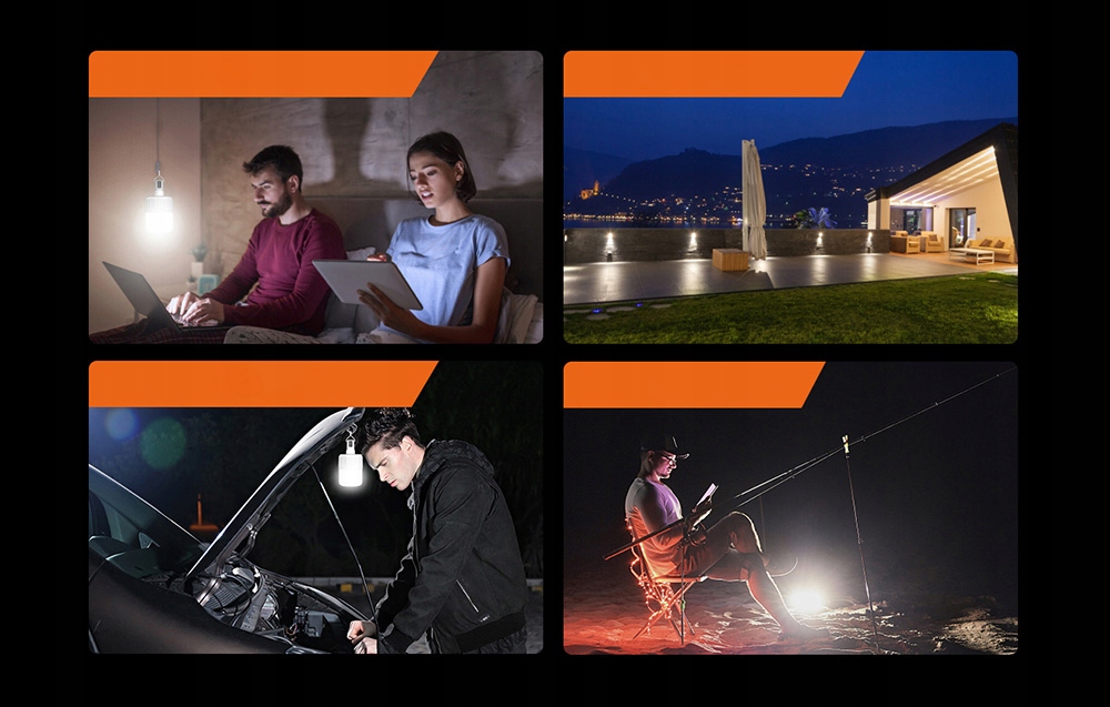 SUPERFIRE PRZENOŚNA LAMPA KEMPINGOWA LATARKA TURYSTYCZNA AKUMULATOROWA USB Model T26