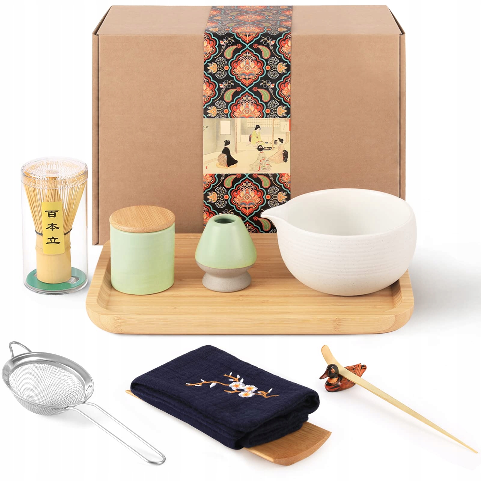 ARTCOME Zestaw Do Matcha Ceremonii Japońskiej 10 Elementów — miniatura 2