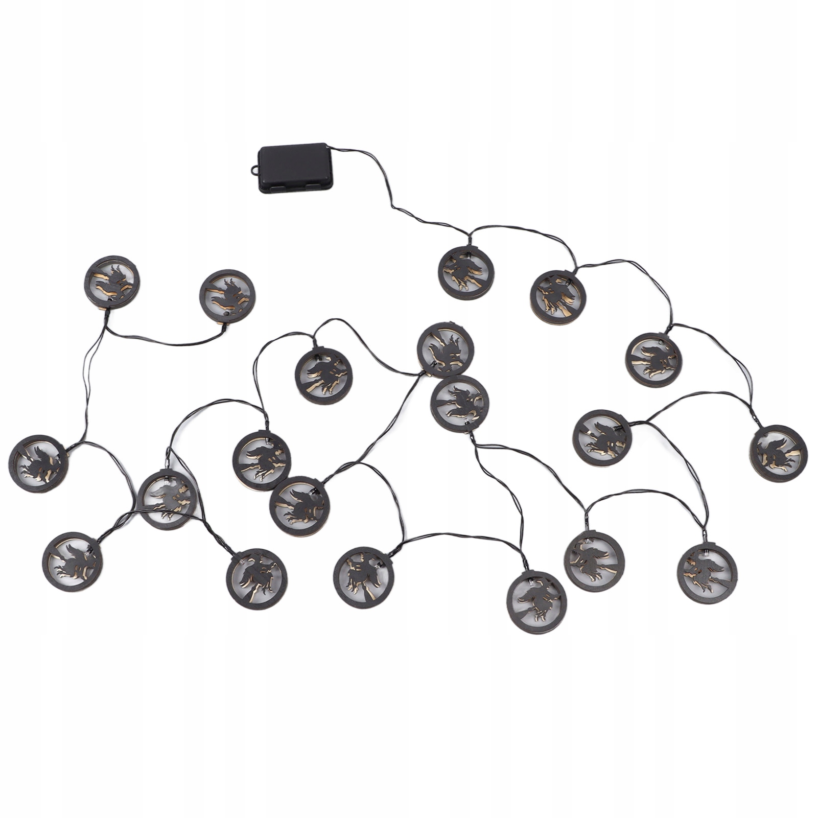 GIRLANDA ŚWIETLNA CZAROWNIC LED HALLOWEEN