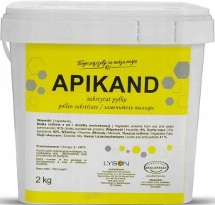 

Apikand Substytut Pyłku 2kg ciasto podkarm pszczół