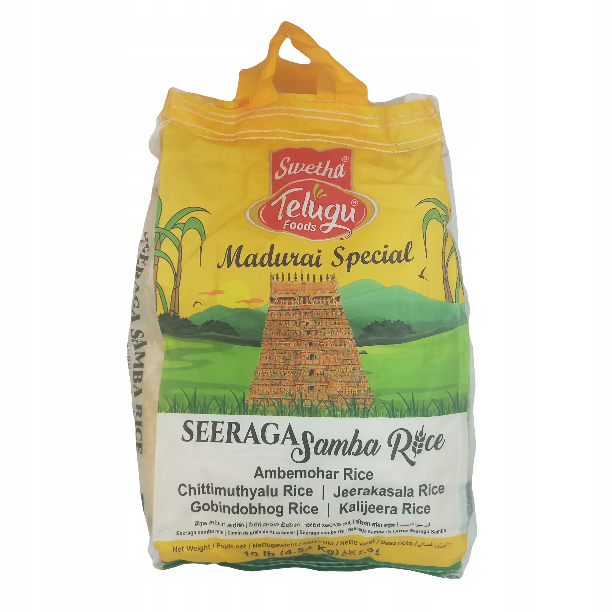 Levně Madurai Special Seeraga Samba Rice Telugu Foods rýže 4,54 kg