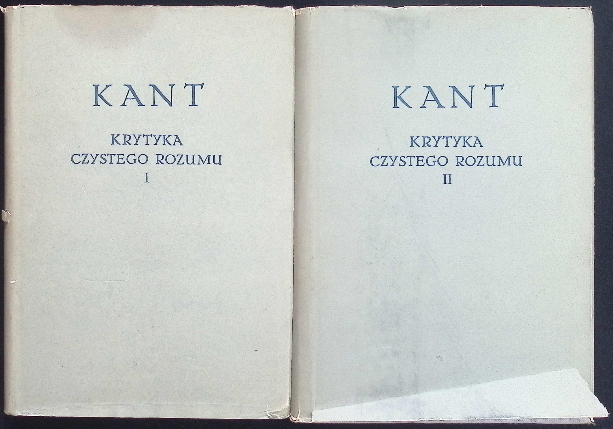 Krytyka czystego rozumu Immanuel Kant