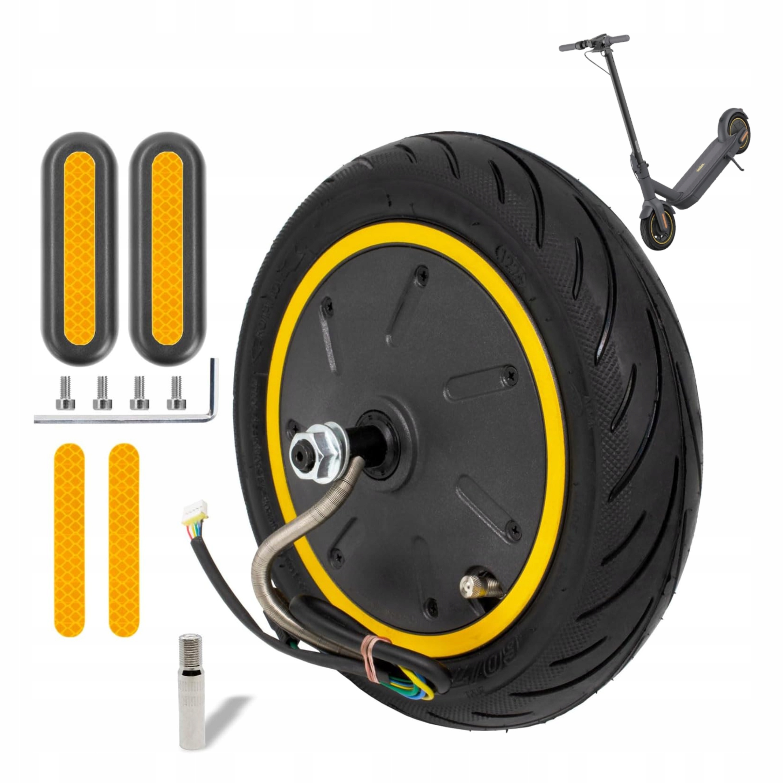 Kolo Silnik Hulajnogi Elektrycznej Ninebot G30 G30 Max 500W Turbo 10 Calowe