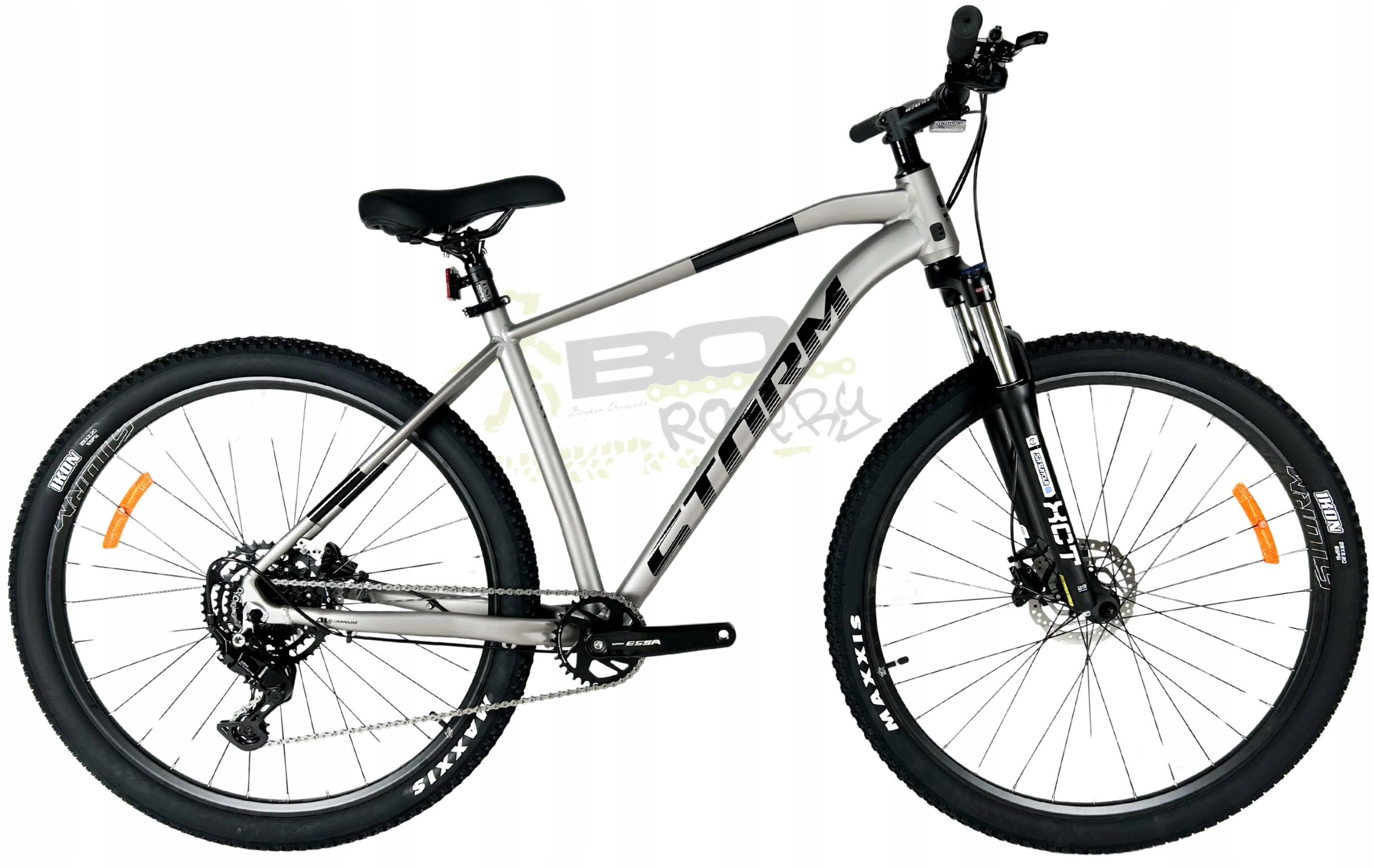 Rower Górski Mtb Storm Shark 5.0 1x9 rama 19 29 srebrny mat 2026