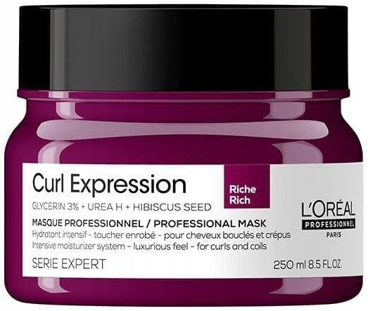 L'Oréal Professionnel Paris Intenzivně hydratační kudrnatá maska 250 ml