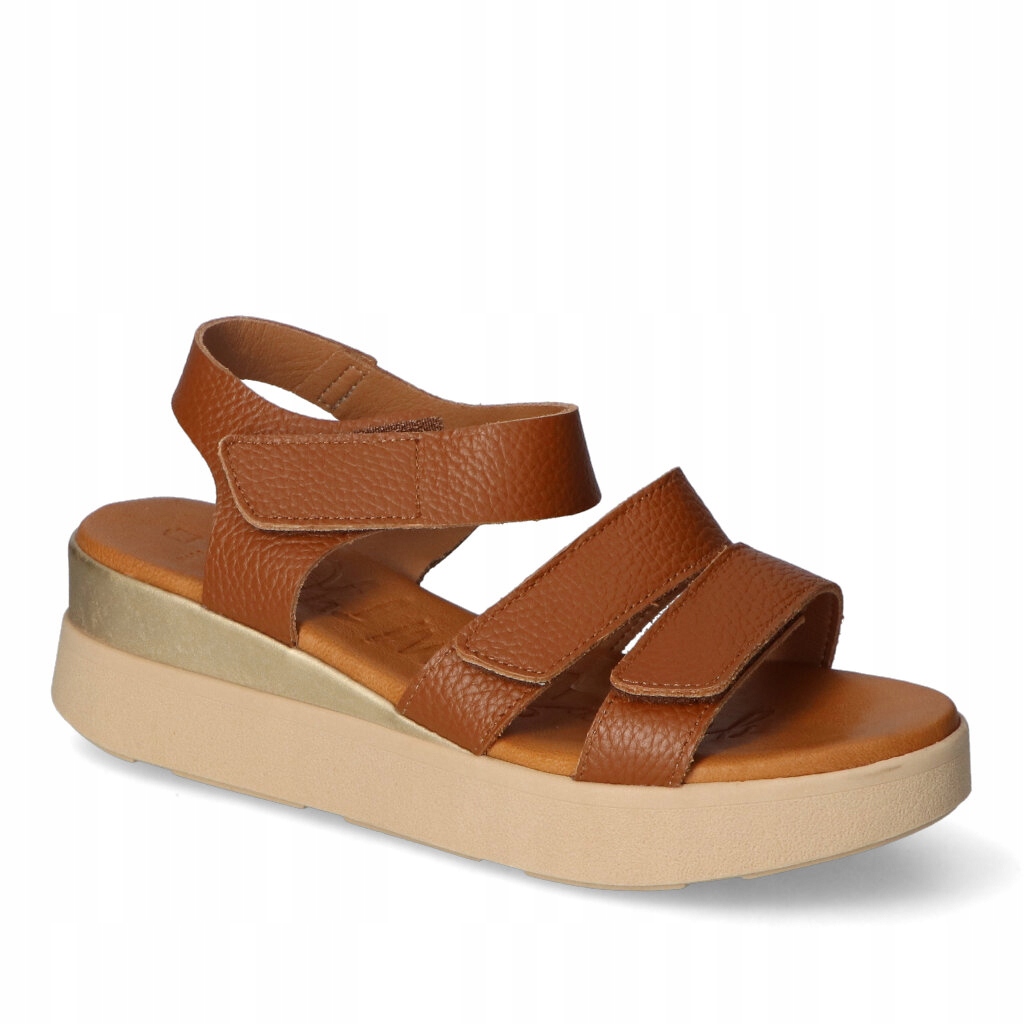 Dámské sandály Oh my Sandals Hnědé Lico Kožené 38