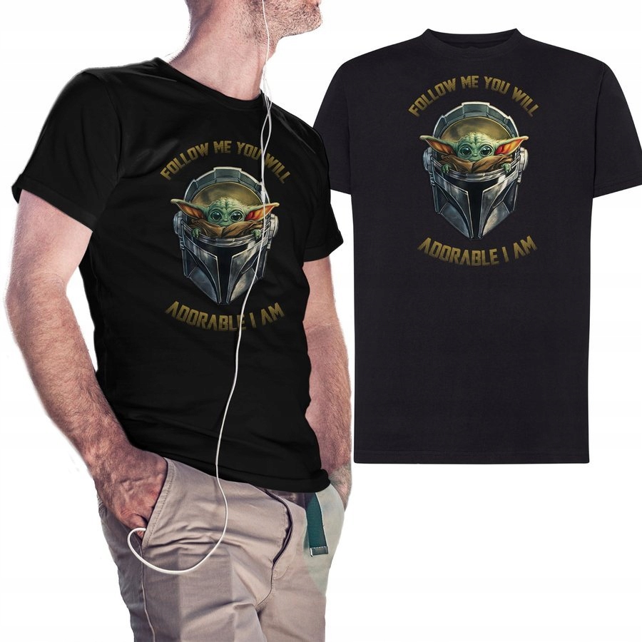 

Koszulka męska Mandalorian Follow me 2XL