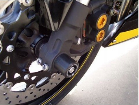 SLIDERY PRZEDNIEGO ZAWIESZENIA RG RACING YZF-R6 05- / YZF-R1 02-09 BLACK