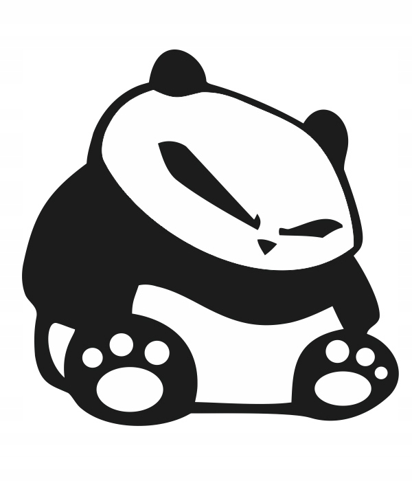 Naklejka na auto Panda Jdm drift