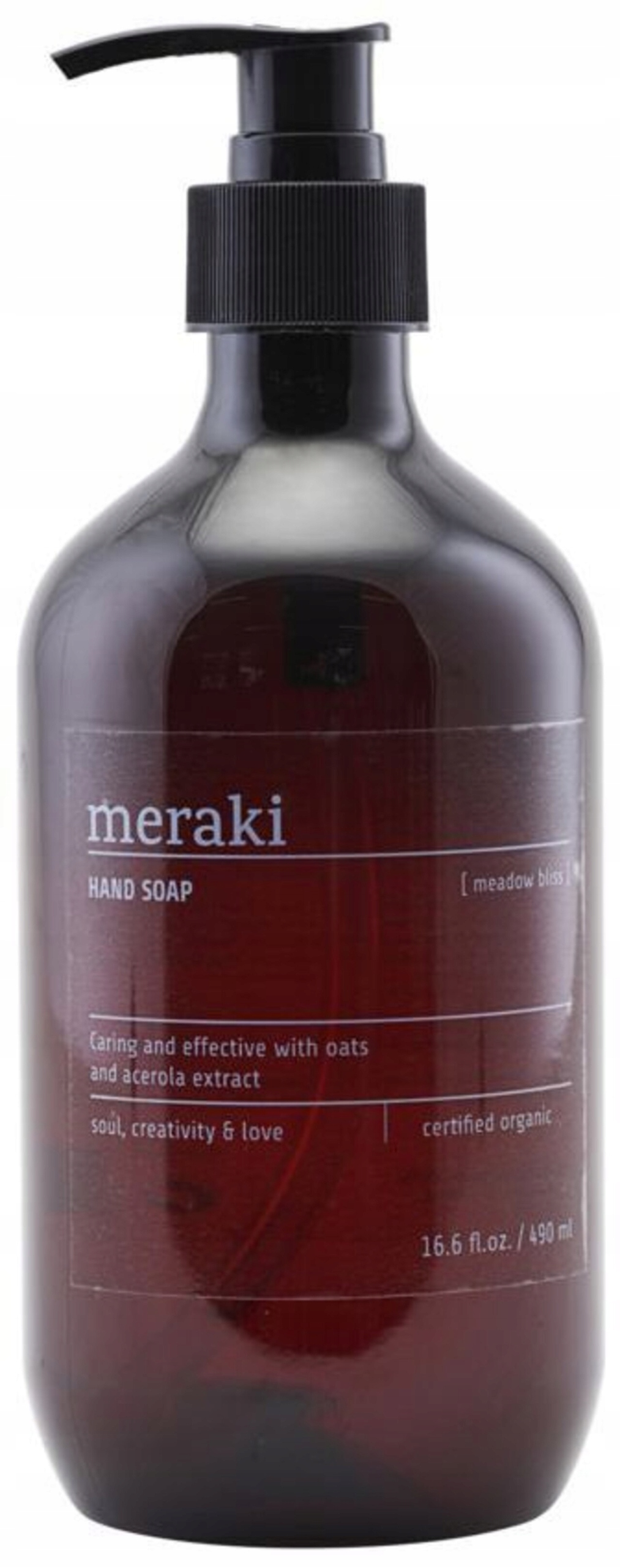 Meraki Meadow Bliss Organiczne Mydło w Płynie 490 ml Ziołowo-Cytrusowe