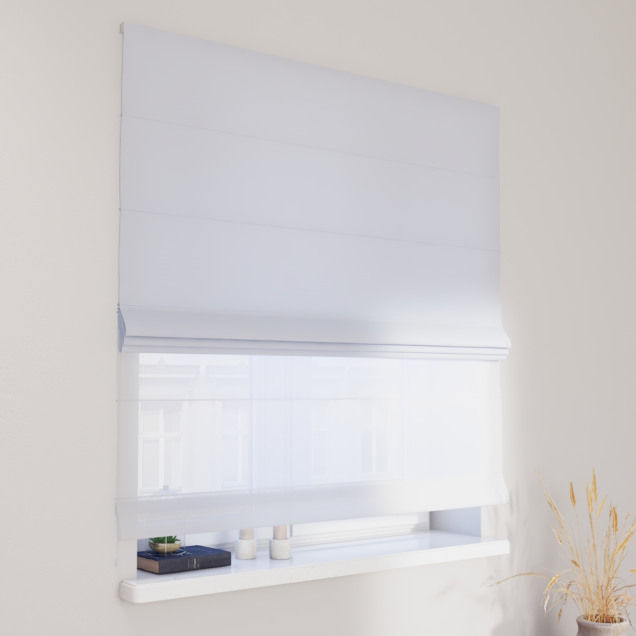 Hotová římská roleta Duo 120 x 180 cm modrá