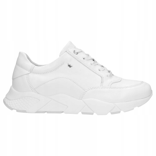 Dámské polobotky z lícové kůže Wojas bílé vel. 37