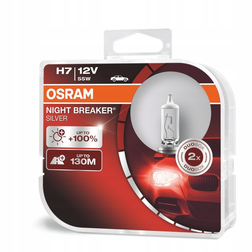 

Osram H7 Night Breaker Silver +130 2 Sztuki