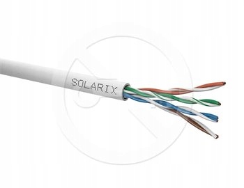 Instalační kabel Solarix CAT5E Utp Pvc Eca 100m/box SXKD-5E-UTP-PVC