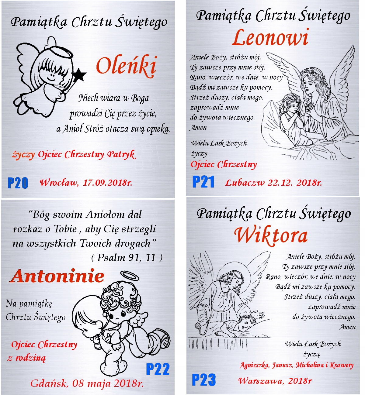 Srebrny Łańcuszek 925 Krzyż Komunia Chrzest Grawer Kod producenta Dzień chłopaka urodziny osiemnastka