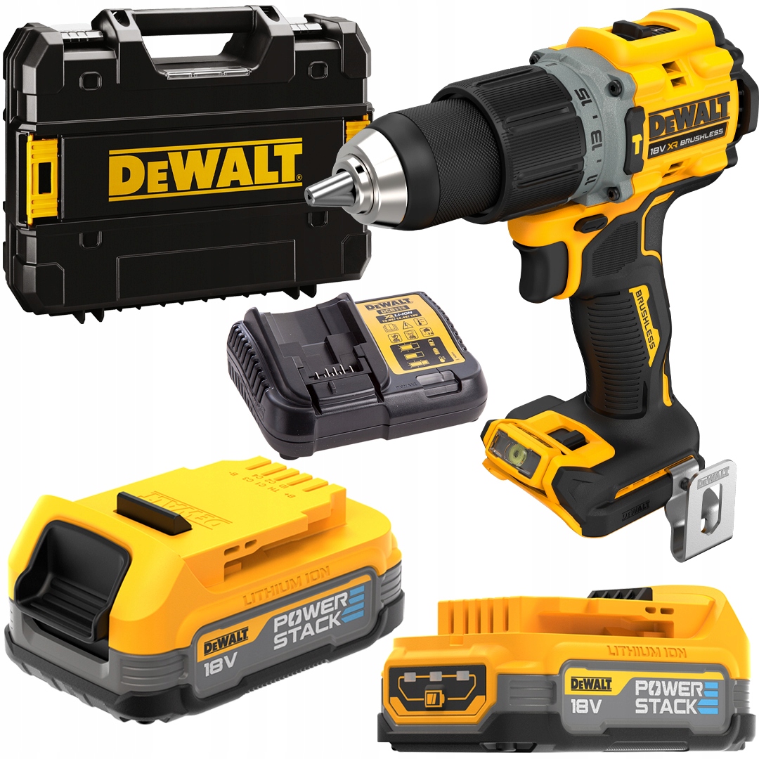 Wkrętarka 18V 2x1,7Ah Powerstack DeWALT DCD805E2T