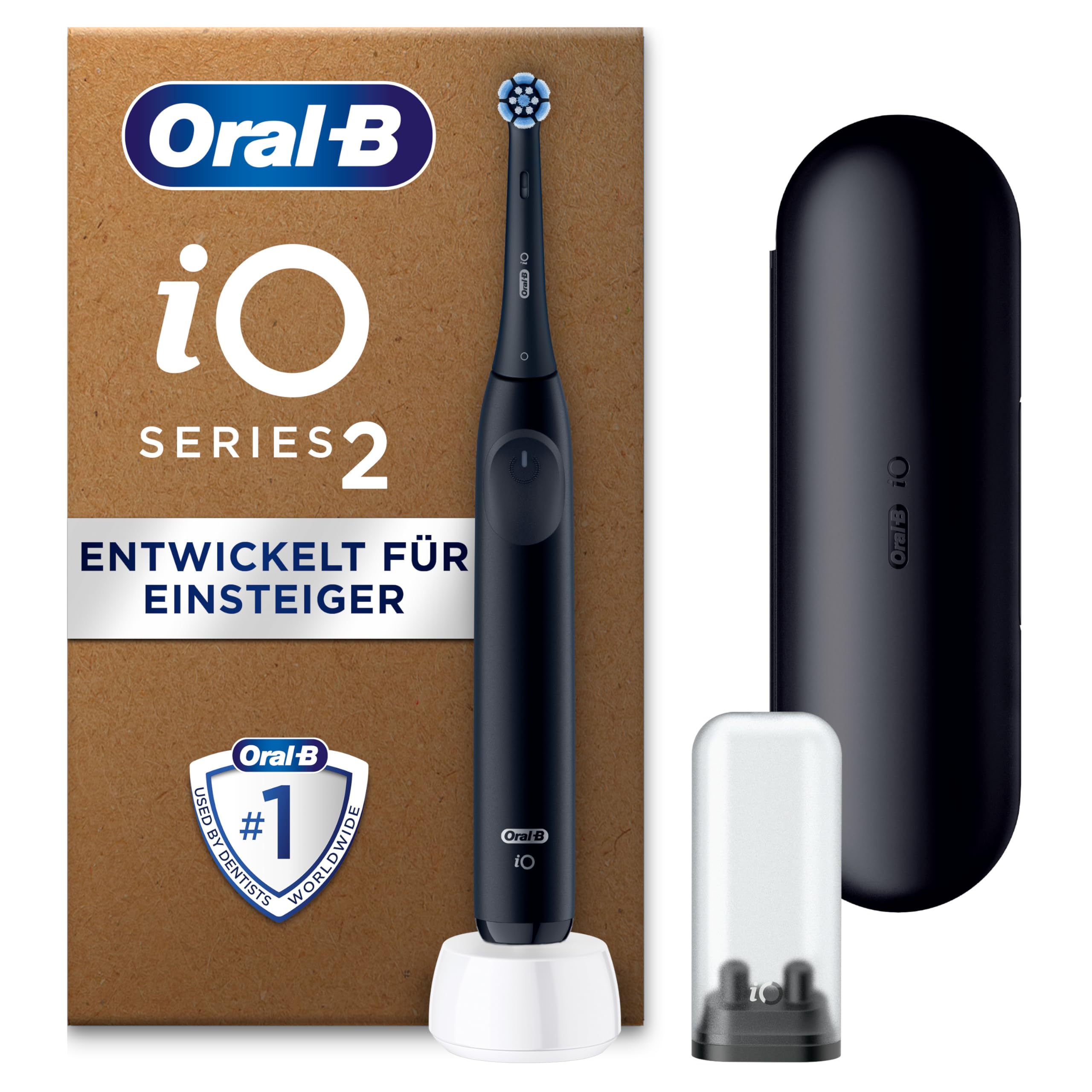 Oral-b Io Series 2 Szczoteczka Elektryczna Czarna 3 Tryby Etui Podróżne