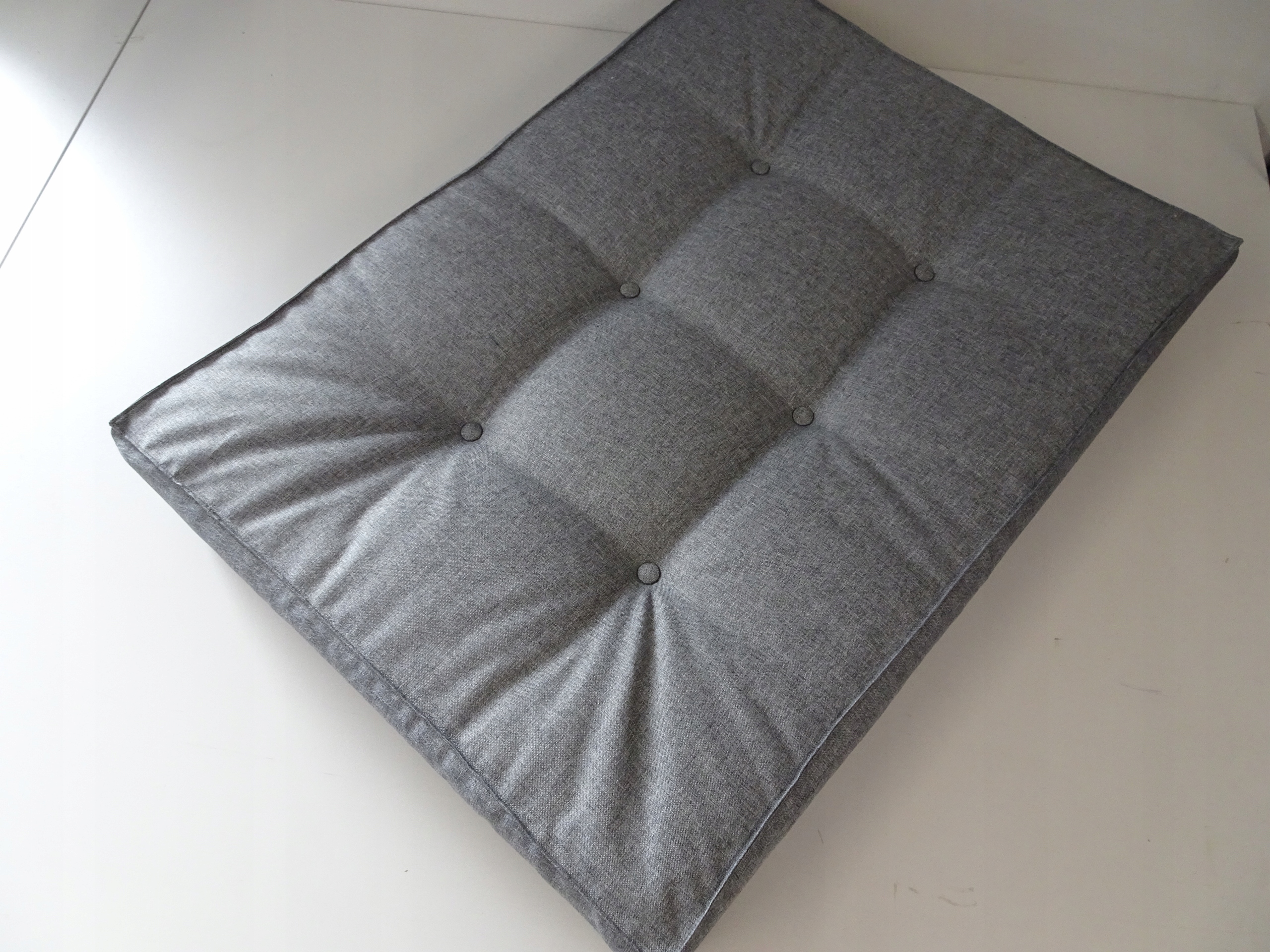 Poduszka na Paletę 80 x 60 Silver 23 Szary