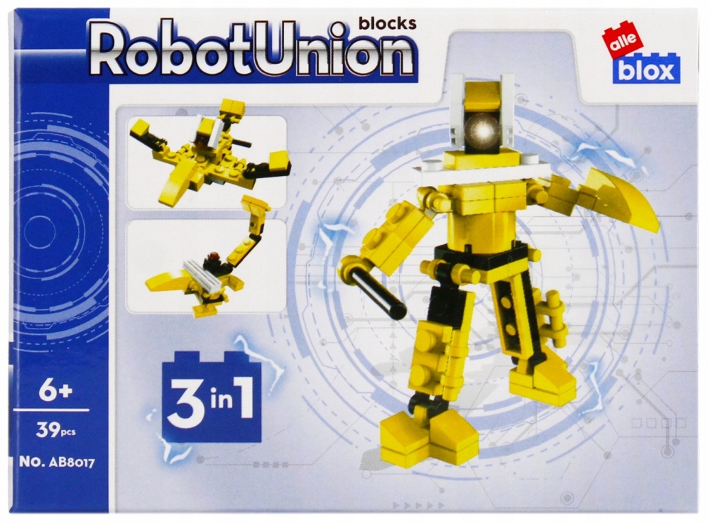 

Alleblox Klocki Konstrukcyjne Robot Robocik 3w1