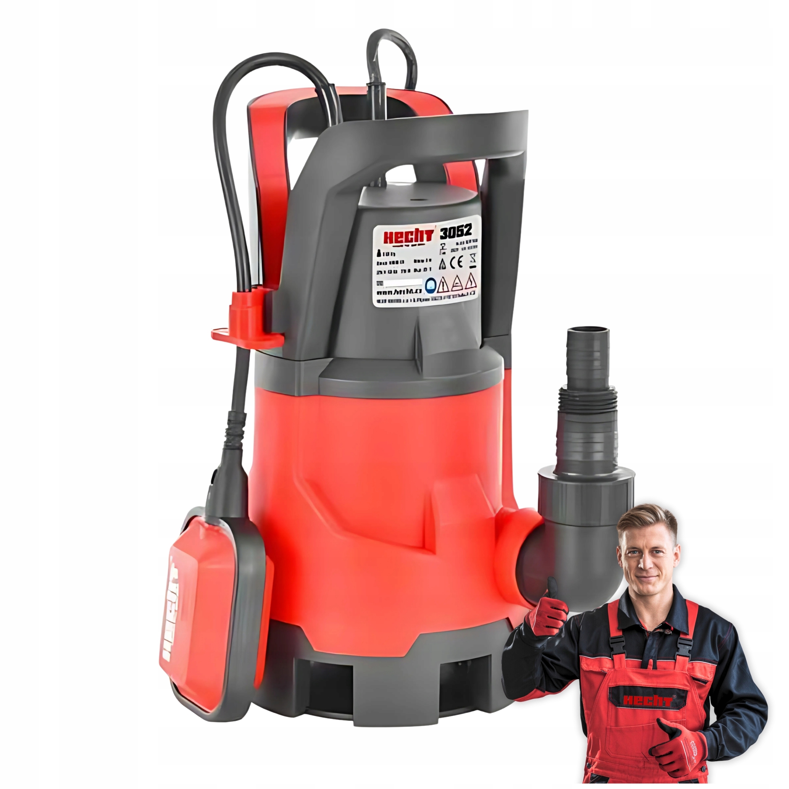 Pompa Do Wody Zanurzeniowa Głebionowa Hecht 3052 750W 12500 l/h wydajna