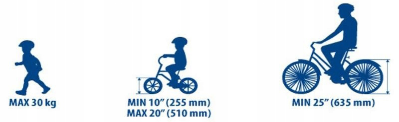 DRĄŻEK HOLOWNICZY SZTYWNY HOL ROWEROWY DO ROWERU DLA DZIECKA Trail Angel Rozmiar koła jogger 25