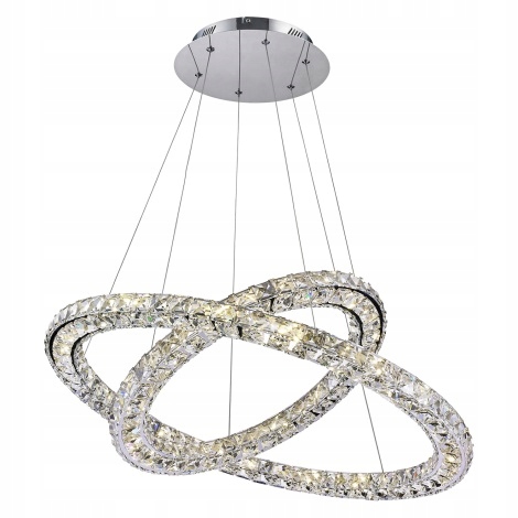 Globo Závěsná lampa Marilyn Led 48W 1900lm 67007 lustr Glamur křišťál