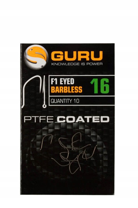 Guru Haczyki F1 Eyed Barbless roz. 20