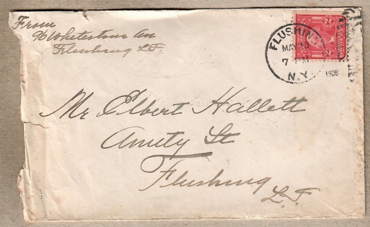 USA, 1908 r. koperta