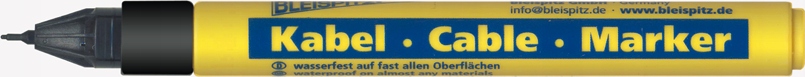 

Marker do kabli pisak czarny Bleispitz